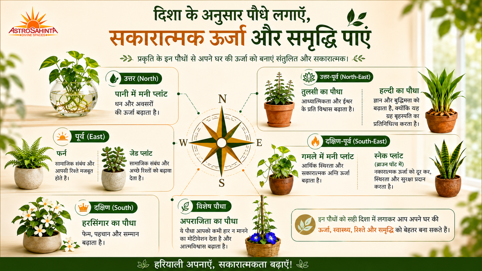 Best Vastu Plants for Every Direction: Transform Your Home’s Energy Naturally